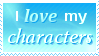 I love my characters
